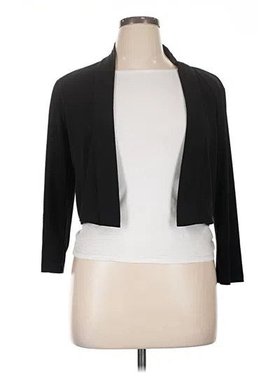 Pre-owned Calvin Klein Cardigan Sweater In Black