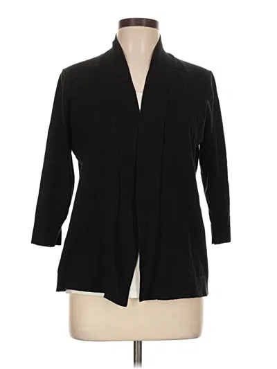Pre-owned Calvin Klein Cardigan Sweater In Black