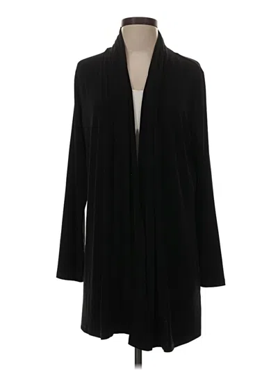 Pre-owned Calvin Klein Cardigan Sweater In Black