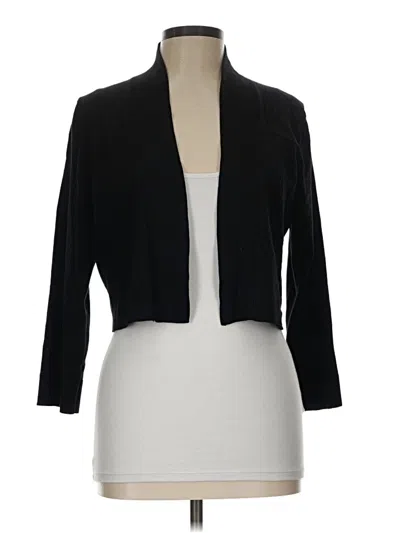 Pre-owned Calvin Klein Cardigan Sweater In Black