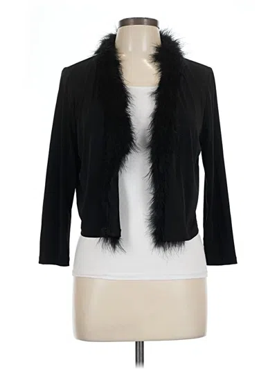 Pre-owned Calvin Klein Cardigan Sweater In Black