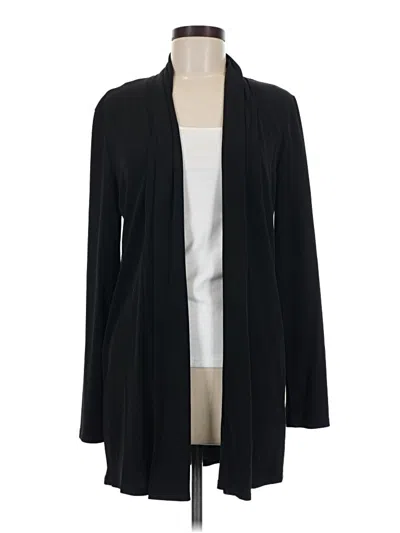 Pre-owned Calvin Klein Cardigan Sweater In Black