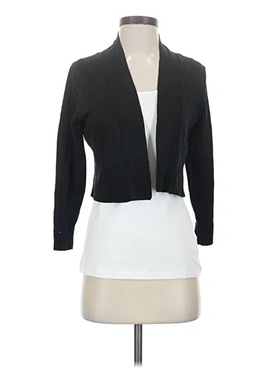 Pre-owned Calvin Klein Cardigan Sweater In Black