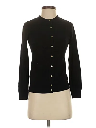 Pre-owned Calvin Klein Cardigan Sweater In Black