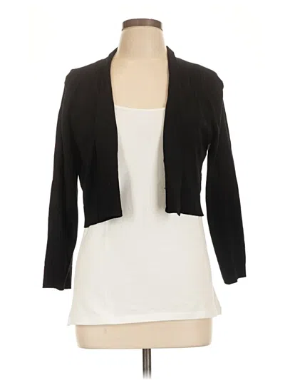 Pre-owned Calvin Klein Cardigan Sweater In Black