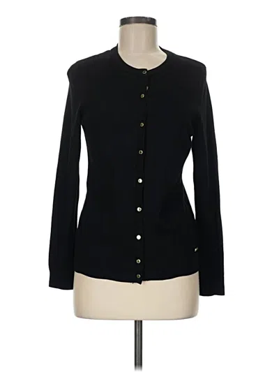 Pre-owned Calvin Klein Cardigan Sweater In Black