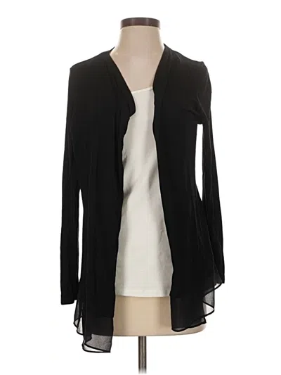 Pre-owned Calvin Klein Cardigan Sweater In Black