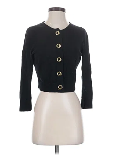 Pre-owned Calvin Klein Cardigan Sweater In Black