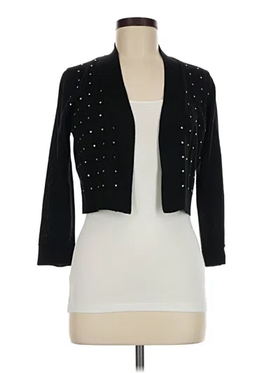 Pre-owned Calvin Klein Cardigan Sweater In Black