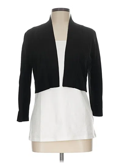 Pre-owned Calvin Klein Cardigan Sweater In Black
