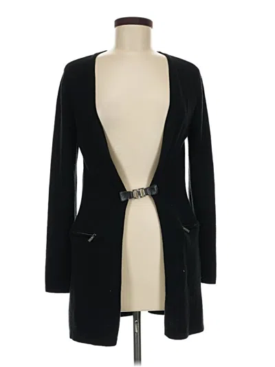 Pre-owned Calvin Klein Cardigan Sweater In Black