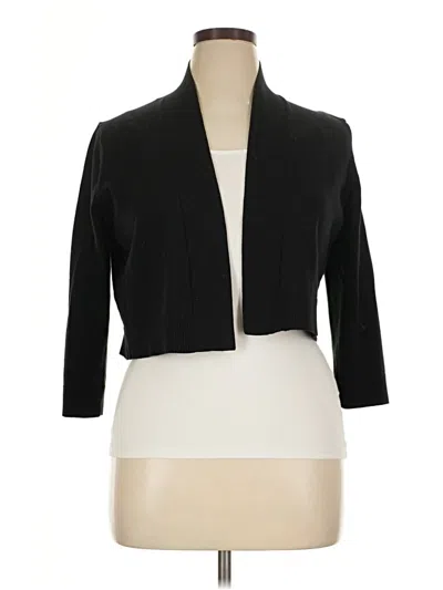 Pre-owned Calvin Klein Cardigan Sweater In Black