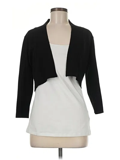 Pre-owned Calvin Klein Cardigan Sweater In Black