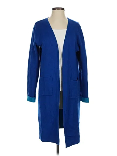 Pre-owned Calvin Klein Cardigan Sweater In Blue
