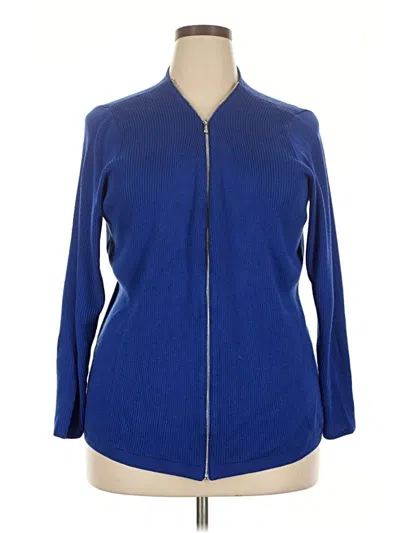 Pre-owned Calvin Klein Cardigan Sweater In Blue
