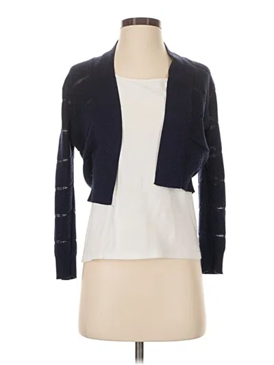 Pre-owned Calvin Klein Cardigan Sweater In Blue