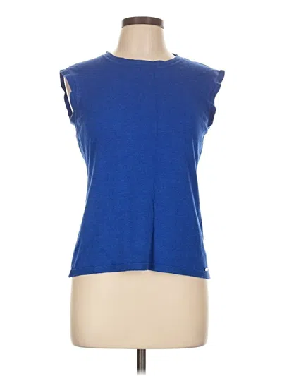 Pre-owned Calvin Klein Cardigan Sweater In Blue