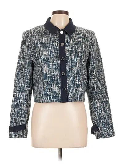 Pre-owned Calvin Klein Cardigan Sweater In Blue