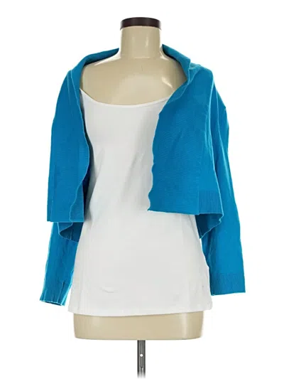 Pre-owned Calvin Klein Cardigan Sweater In Blue