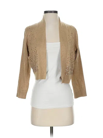 Pre-owned Calvin Klein Cardigan Sweater In Brown