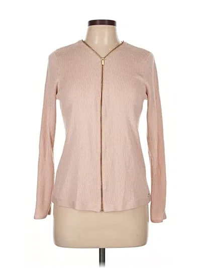 Pre-owned Calvin Klein Cardigan Sweater In Brown