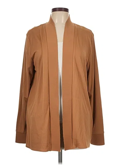 Pre-owned Calvin Klein Cardigan Sweater In Brown