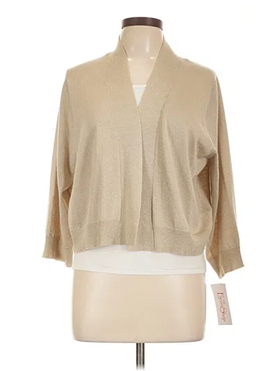 Pre-owned Calvin Klein Cardigan Sweater In Brown