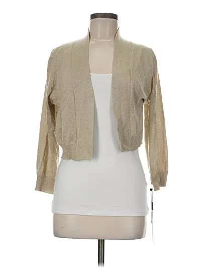 Calvin Klein Cardigan Sweater In Brown