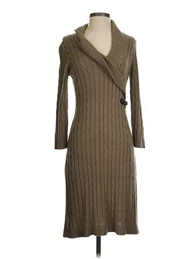 Pre-owned Calvin Klein Cardigan Sweater In Brown