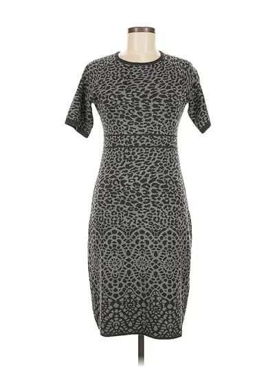 Pre-owned Calvin Klein Cardigan Sweater In Gray