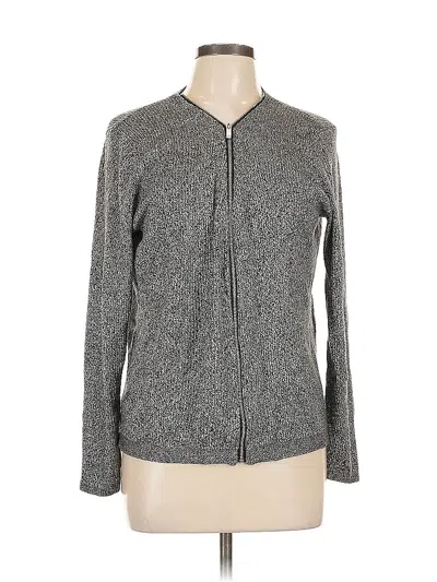 Pre-owned Calvin Klein Cardigan Sweater In Gray