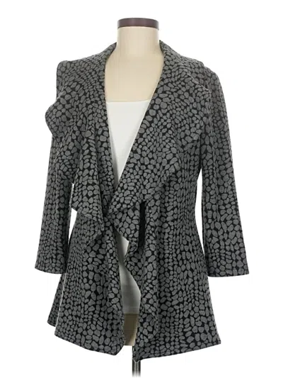 Pre-owned Calvin Klein Cardigan Sweater In Gray