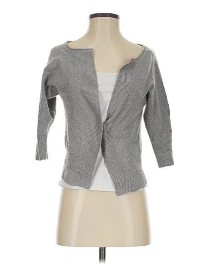 Pre-owned Calvin Klein Cardigan Sweater In Gray