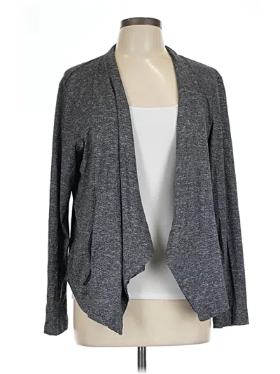 Pre-owned Calvin Klein Cardigan Sweater In Gray