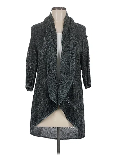 Pre-owned Calvin Klein Cardigan Sweater In Gray