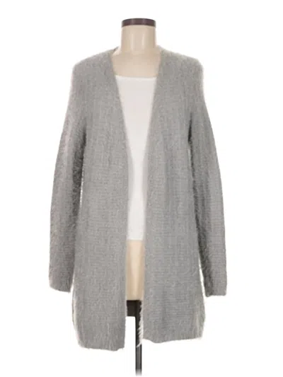 Pre-owned Calvin Klein Cardigan Sweater In Gray
