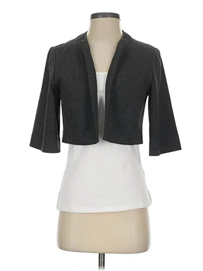 Pre-owned Calvin Klein Cardigan Sweater In Gray