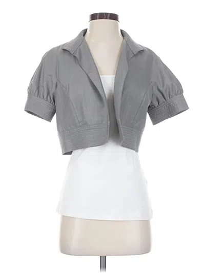 Pre-owned Calvin Klein Cardigan Sweater In Gray