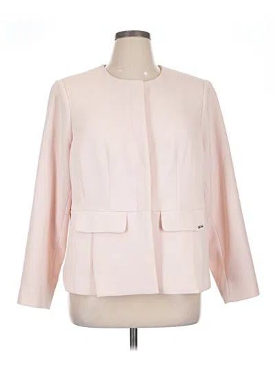 Pre-owned Calvin Klein Cardigan Sweater In Pink