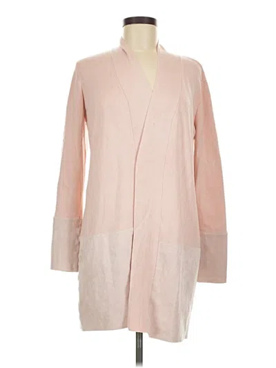 Pre-owned Calvin Klein Cardigan Sweater In Pink