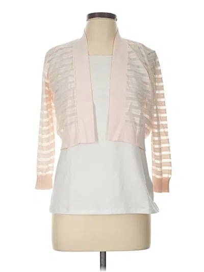 Pre-owned Calvin Klein Cardigan Sweater In Pink