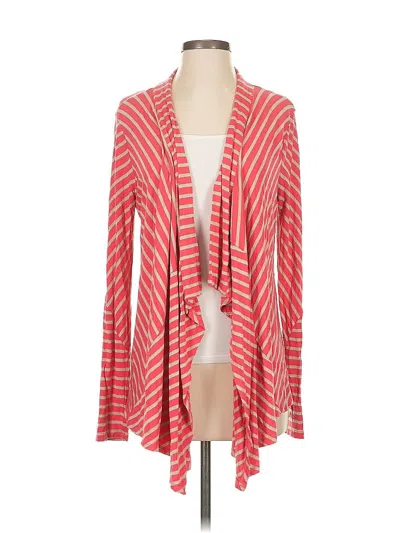 Pre-owned Calvin Klein Cardigan Sweater In Red