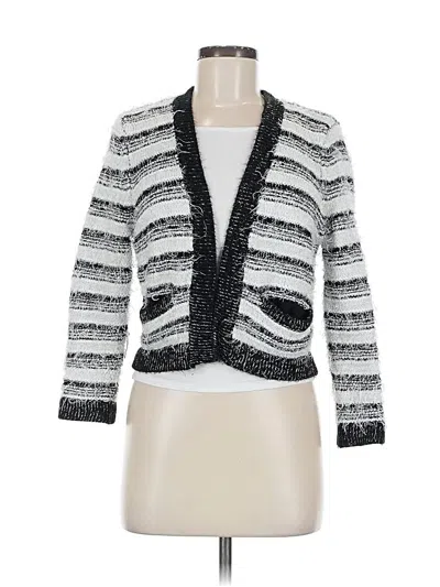 Pre-owned Calvin Klein Cardigan Sweater In Silver