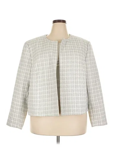 Pre-owned Calvin Klein Cardigan Sweater In Silver