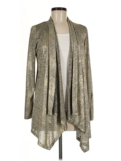 Pre-owned Calvin Klein Cardigan Sweater In Silver