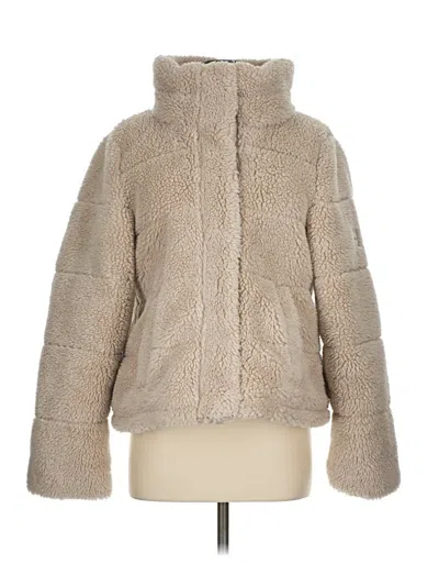 Pre-owned Calvin Klein Cardigan Sweater In Tan