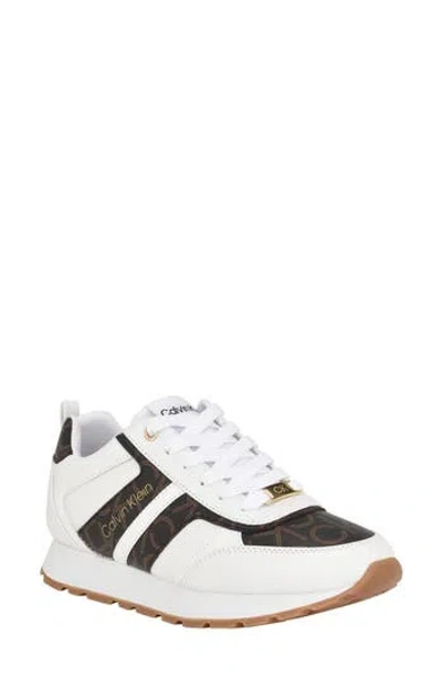 Calvin Klein Carlla Sneaker In Brown