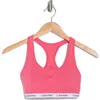 Calvin Klein Carousel Racerback Bralette In 808 Lipgloss
