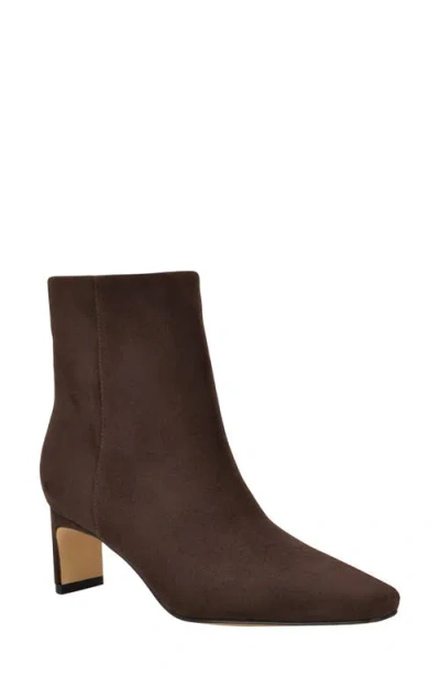 Calvin Klein Caselle Bootie In Brown