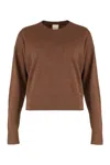 Calvin Klein Cashmere Crew Neck Sweater In Brown